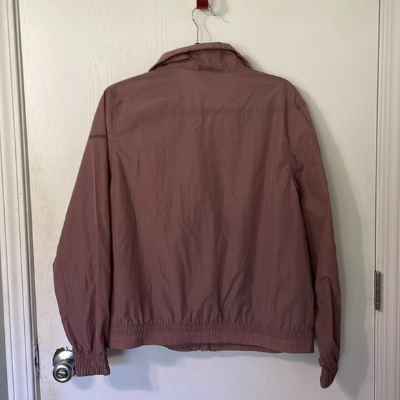 Vintage Columbia Women’s Windbreaker Jacket Lilac Purple Size Large - Picture 7 of 8